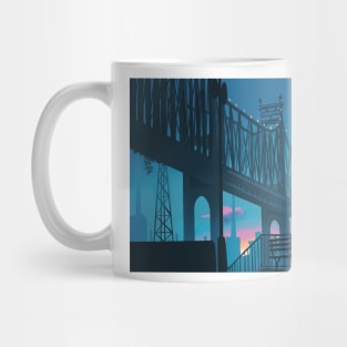 Manhattan's dawn in color Mug